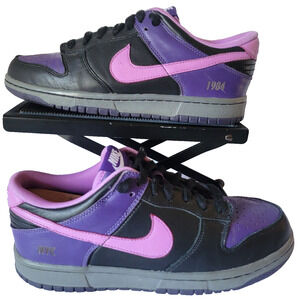 Nike Dunk Low ID By You NYC 1984 Black Purple Pink Gray Men's 8.5 605248-991